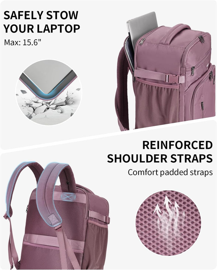 ECOHUB Mochila de Viaje Mochila de Transporte, Rosado-2, Mochilas d...