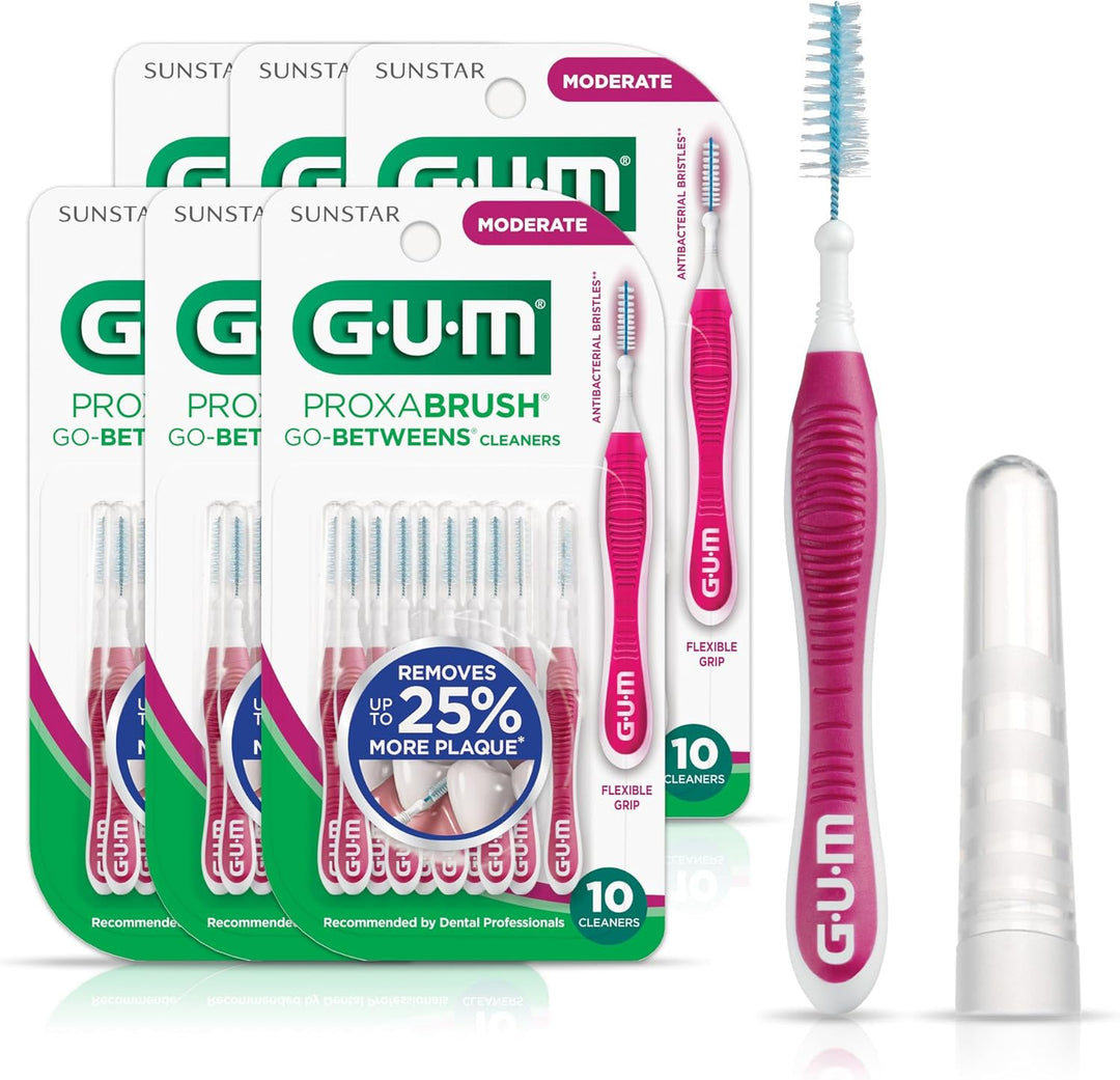 GUM Proxabrush Go-Betweens - Moderado - Cepillos interdentales - Pa...
