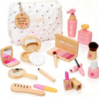 Maquillaje de madera para niños pequeños de 1 a 3 años, 100% seguro y no tóxico