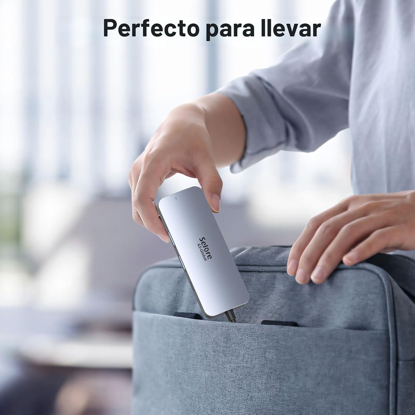 Estación de acoplamiento Selore para MacBook Pro Air, Hub USB C par...