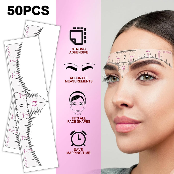 QUEEJOY El kit de mapeo de cejas incluye 32.8 ft x cuerda de mapeo...
