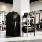 Rack ajustable para mancuernas/kettlebells 500-800LB de alta resistencia con cubierta Opt