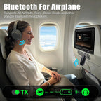 Receptor transmisor Bluetooth 6.0 actualizado 2026 Pro - Adaptador 2 en 1