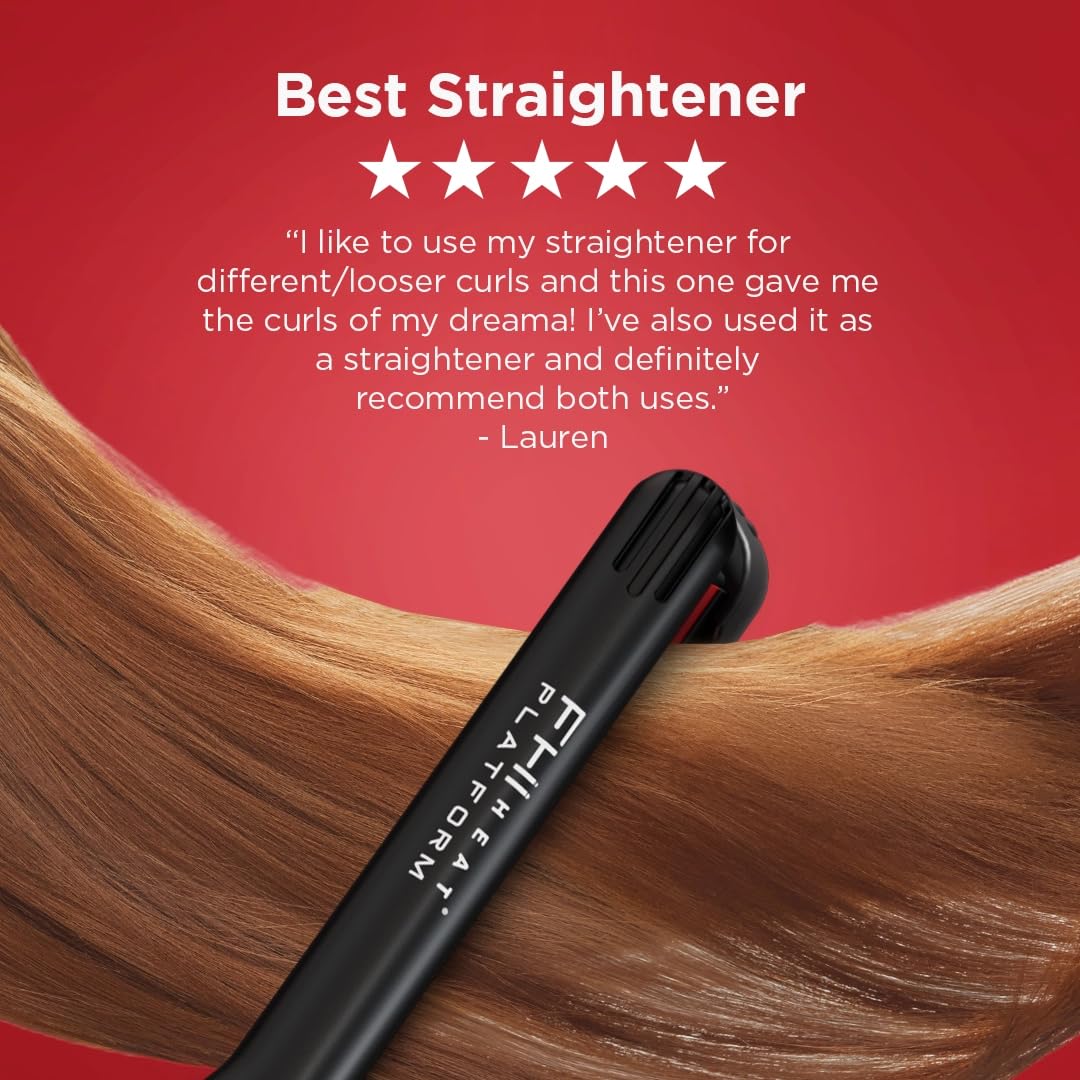FHI HEAT Plancha de pelo de turmalina Platform Pro Styling para tod...