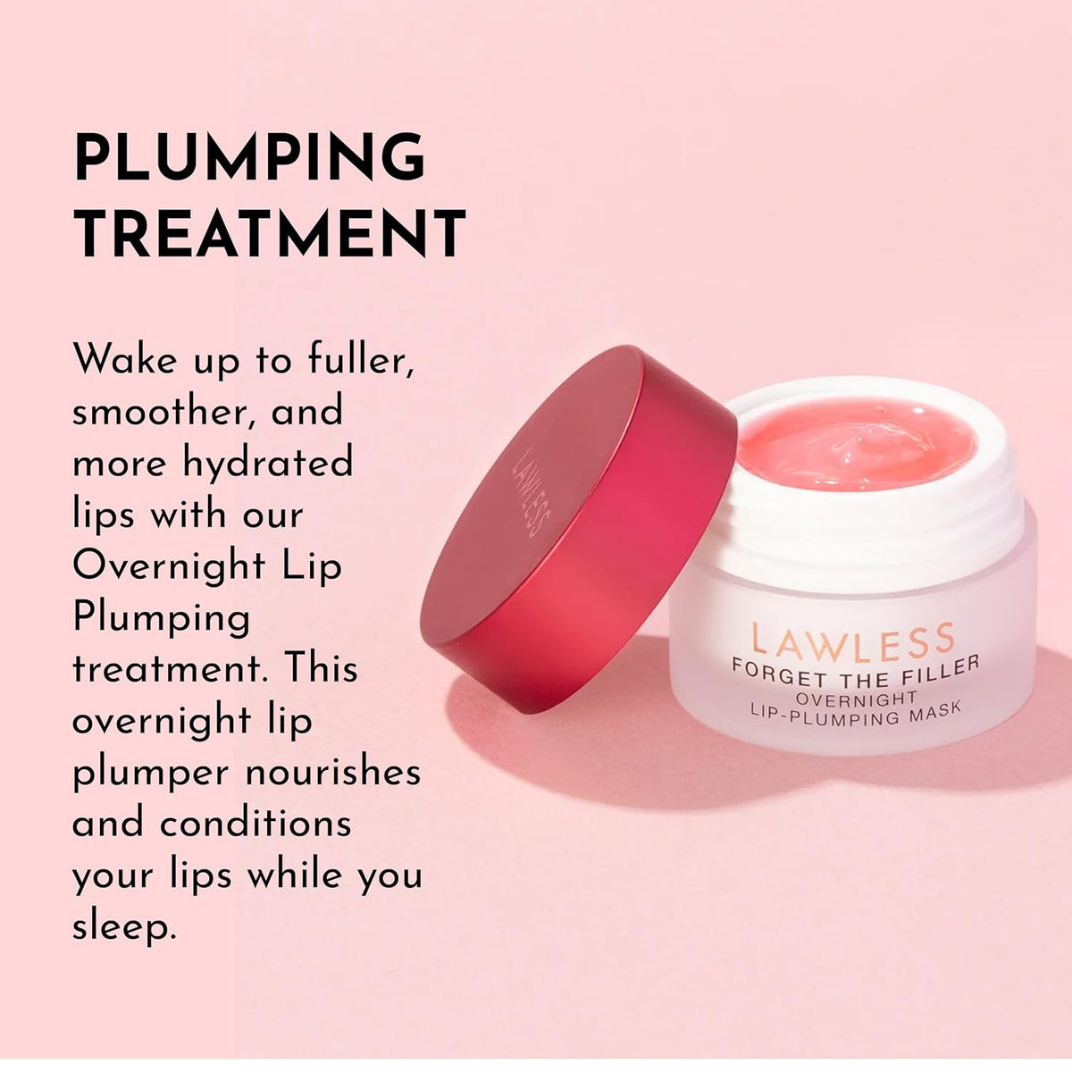 LAWLESS Máscara Labial Forget the Filler - Cherry Vanilla - Tratami...