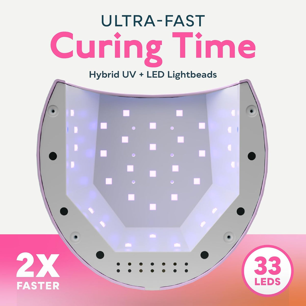SUNUV Luz LED UV para uñas, secador de uñas para esmalte de gel con...