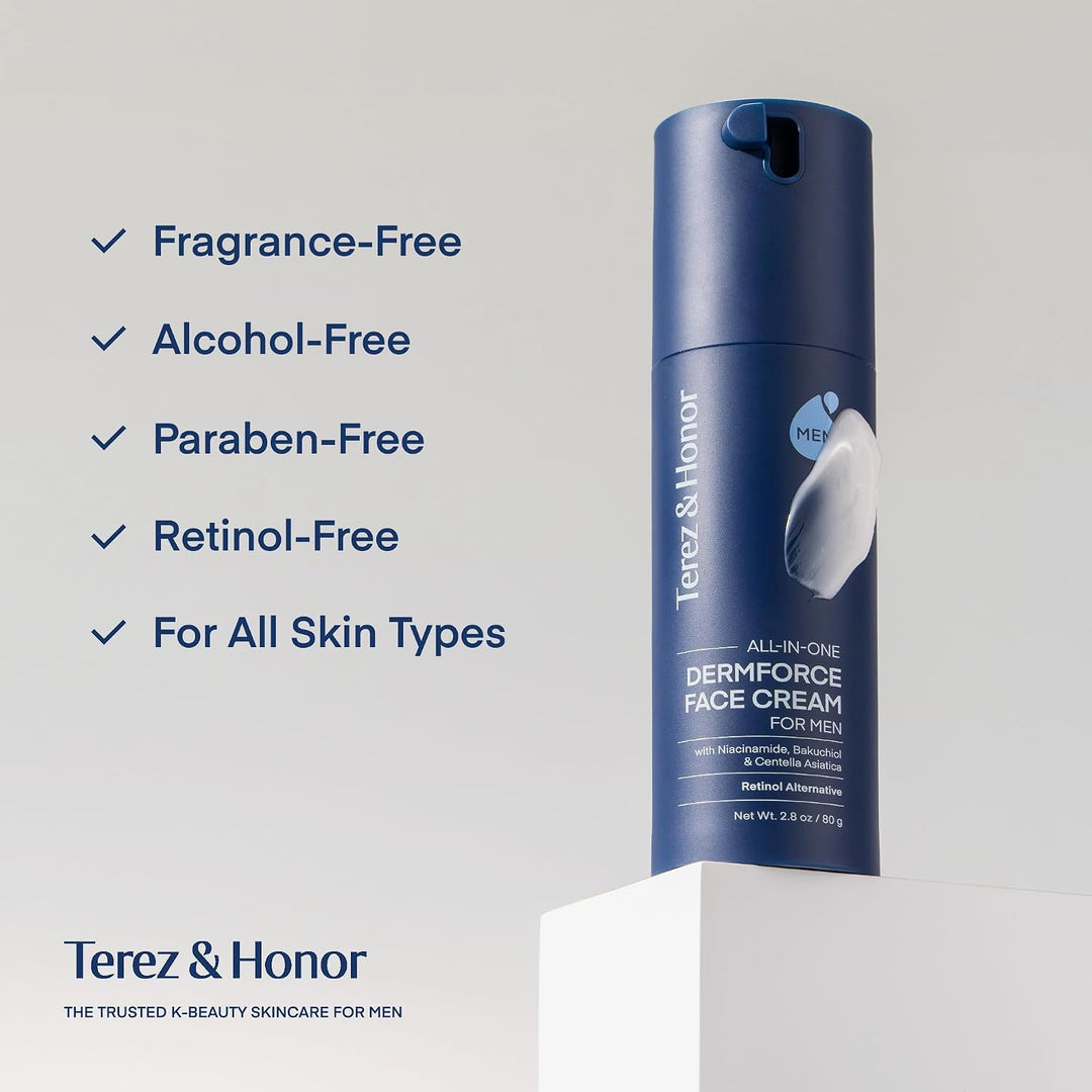 TEREZ &amp; HONOR Crema facial 6 en 1 para hombres: crema hidratant...