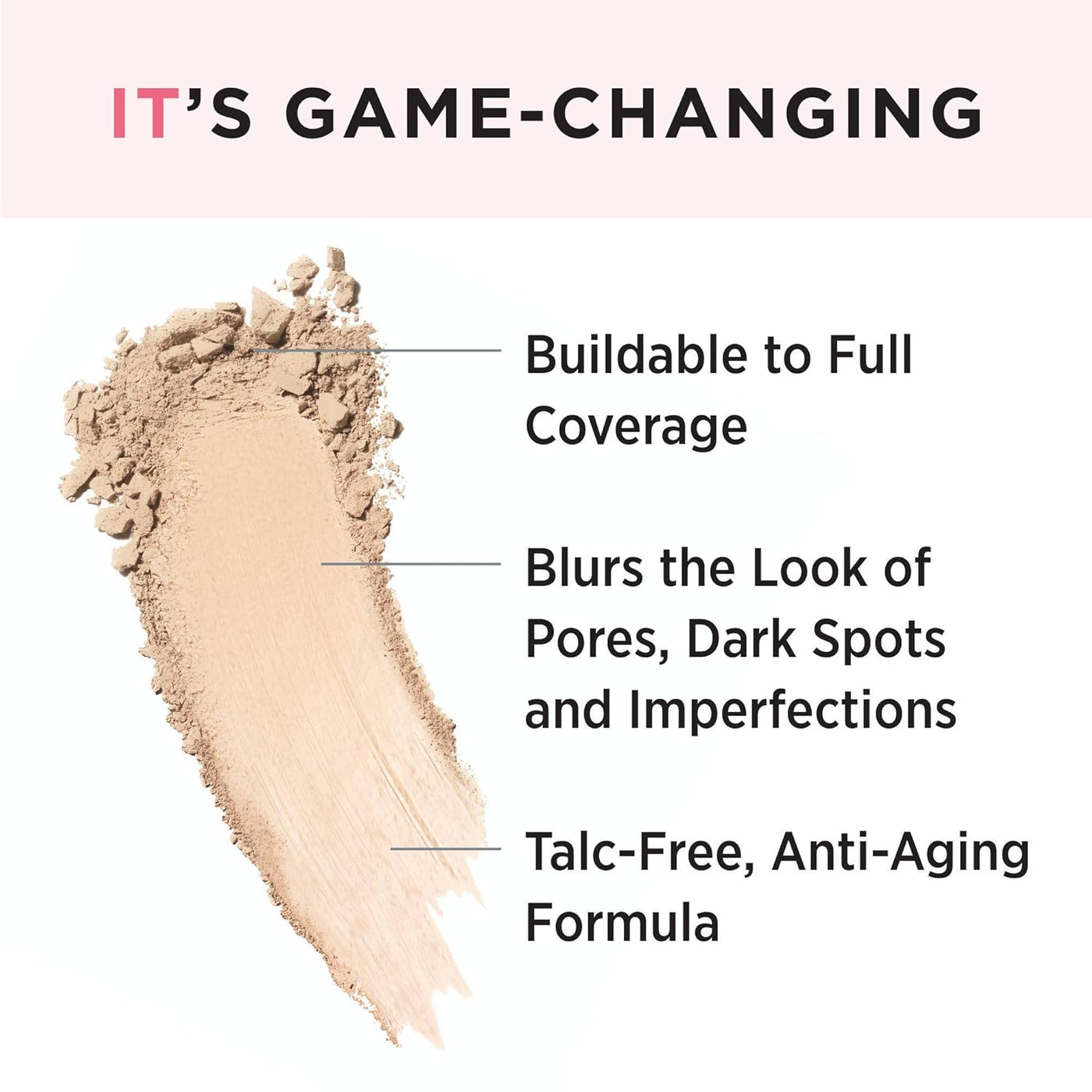 IT Cosmetics CC+ Airbrush Perfecting Powder Foundation - Base de ma...
