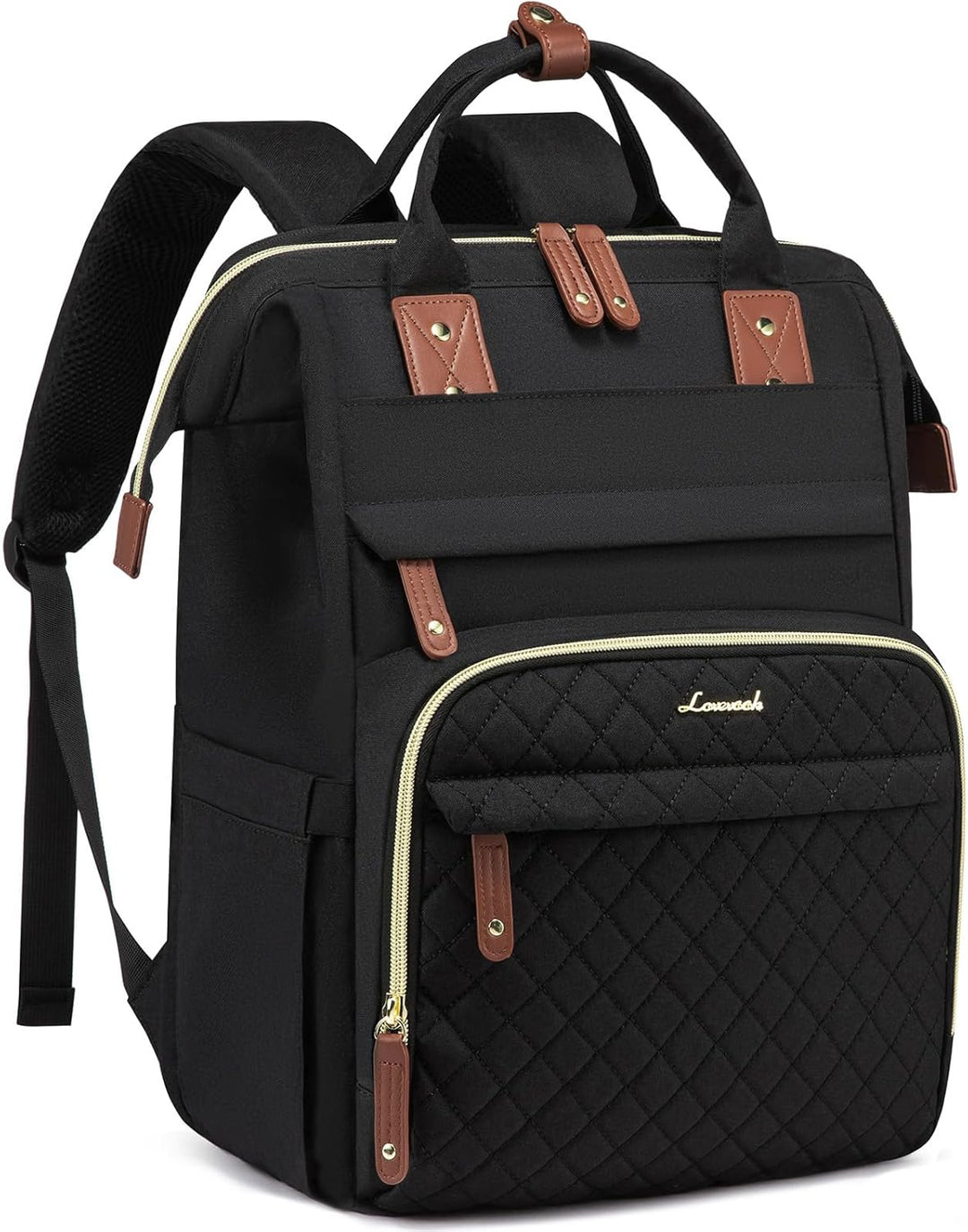 LOVEVOOK Mochila para laptop para mujer, 15.6 pulgadas, impermeable...