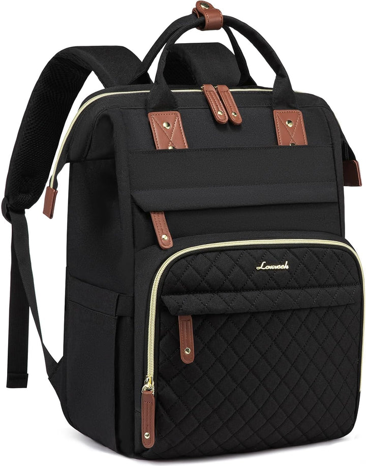 LOVEVOOK Mochila para laptop para mujer, 15.6 pulgadas, impermeable...