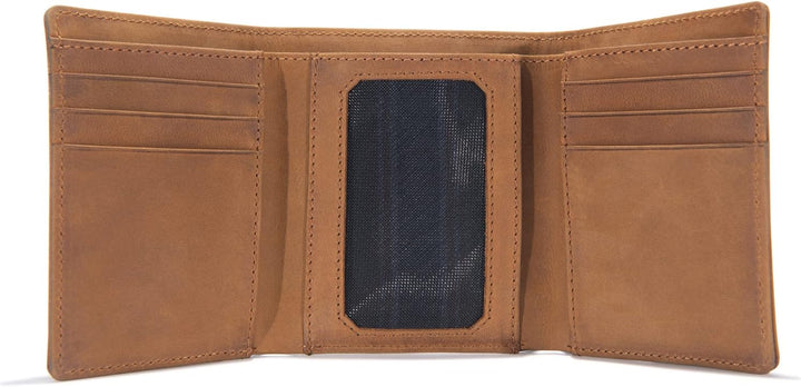 Carhartt Men's Casual Saddle Leather Wallets, Available in Mult...