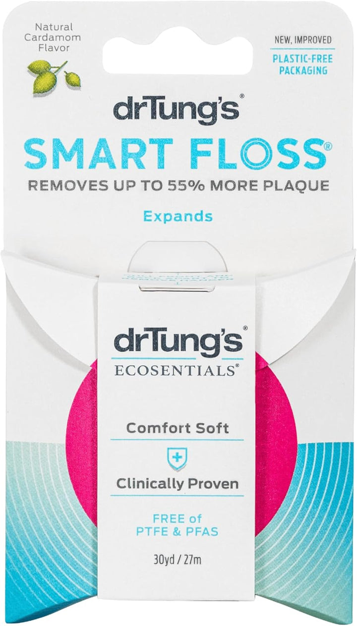 DrTung's Smart Floss - Hilo dental natural, sin PTFE y PFAS, su...