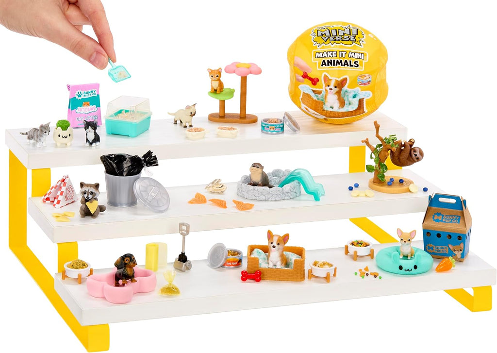 MGA's Miniverse Make It Mini Animals Series 3 - Pelota ciega (3 unidades)