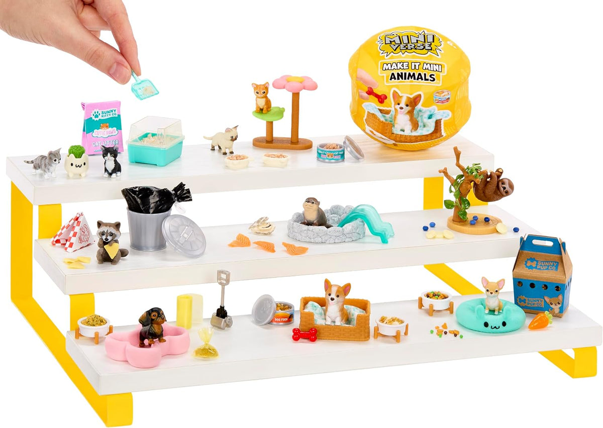 MGA's Miniverse Make It Mini Animals Series 3 - Pelota ciega (3 unidades)