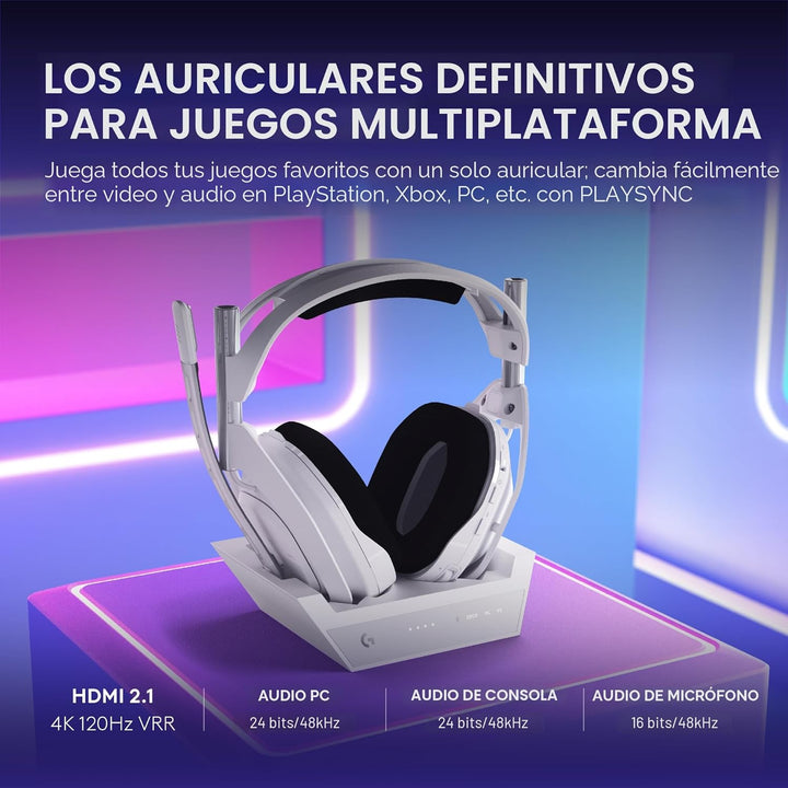 Logitech G Astro A50 X Multi-Platform Wireless Gaming Headset + Bas...