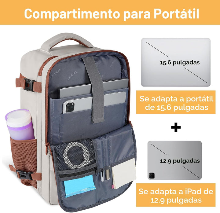 Mochila Taygeer para mujeres, mochila universitaria con compartimen...