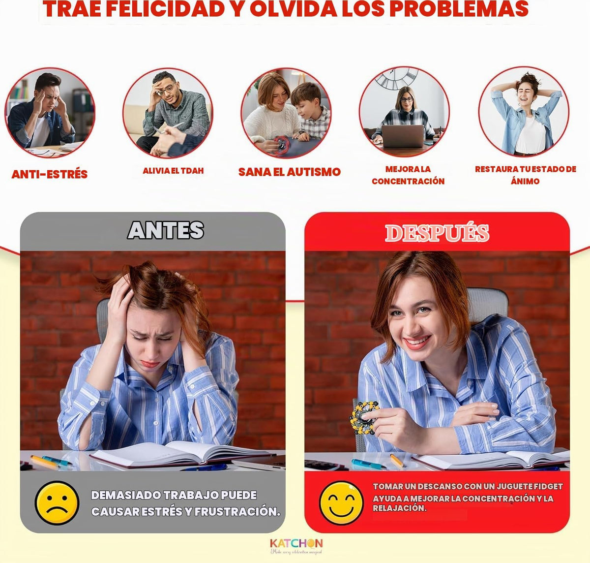 KatchOn, 24 juguetes transformables para ansiedad a granel, recuerdos de