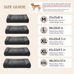 JOEJOY XL - Cama ortopédica para perros grandes, cama de espuma extra