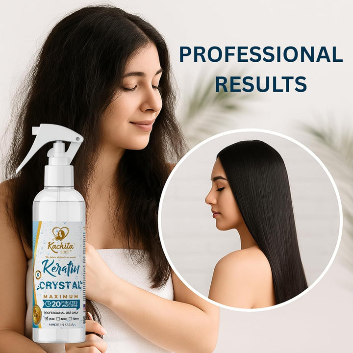 Kachita Spell Keratin Crystal Maximum 20 Minute Express - Aerosol p...