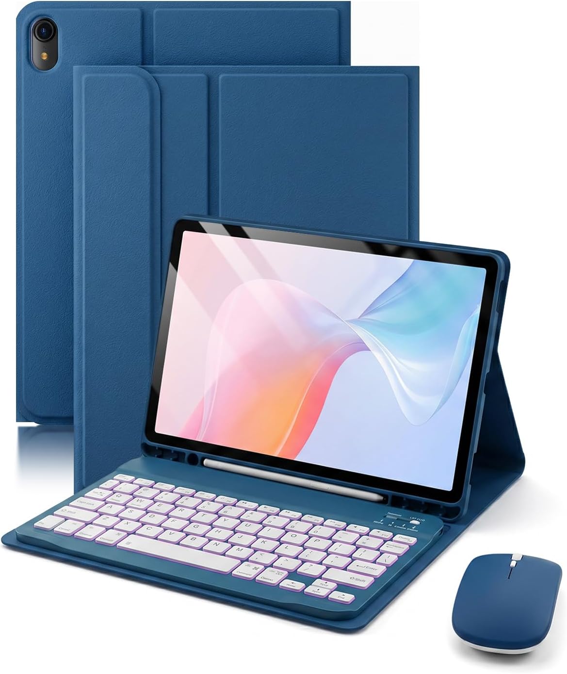 Funda con teclado para iPad de 11 pulgadas, A16 de 11ª y 10ª generación