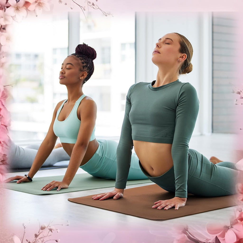 Paquete de 24 alfombrillas de yoga de 68 x 24 pulgadas a granel, 0.157 in de grosor, extra largas, antideslizantes, resistentes a desgarros, juego de ejercicios de yoga para fitness