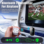 Receptor transmisor Bluetooth 6.0 - Adaptador de audio inalámbrico para