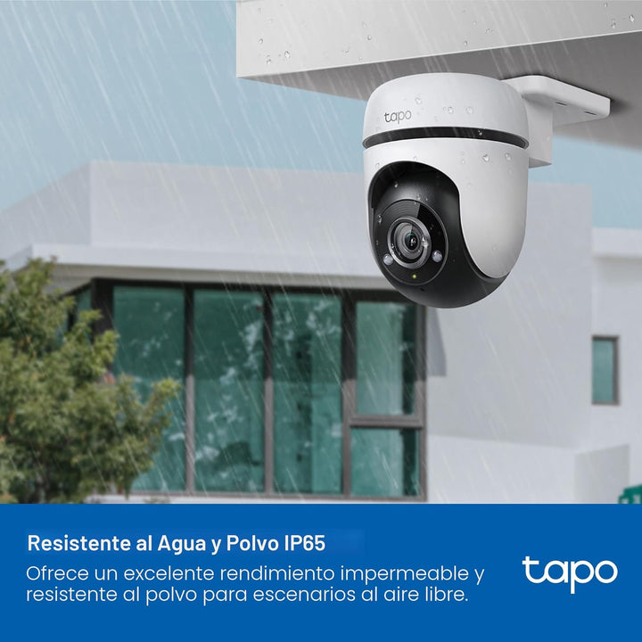 Tapo Cámara Wi-Fi de seguridad con cable 1080P para exteriores, vis...