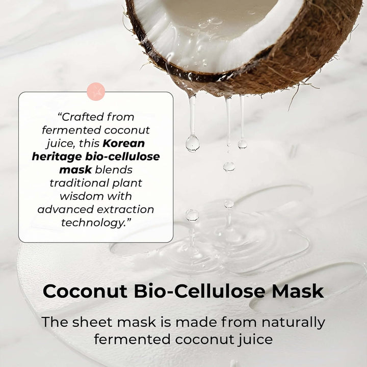 STARSKIN Mascarilla reafirmante de biocelulosa de coco para todo ti...