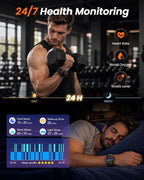 Reloj inteligente militar para hombre con GPS y mapas fuera de línea