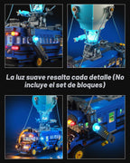 Kit de luz LED Mililier para el set de autobús de batalla Lego Fortnite 77073, compatible con el modelo de bloques de construcción Lego 77073 (no incluye el set de bloques)