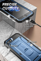 SUPCASE Funda para iPhone SE de 3ª generación / iPhone SE de 2ª generación / iPhone 7/ iPhone 8 (Unicorn Beetle Pro), con protector de pantalla y soporte y clip, funda resistente para teléfono para