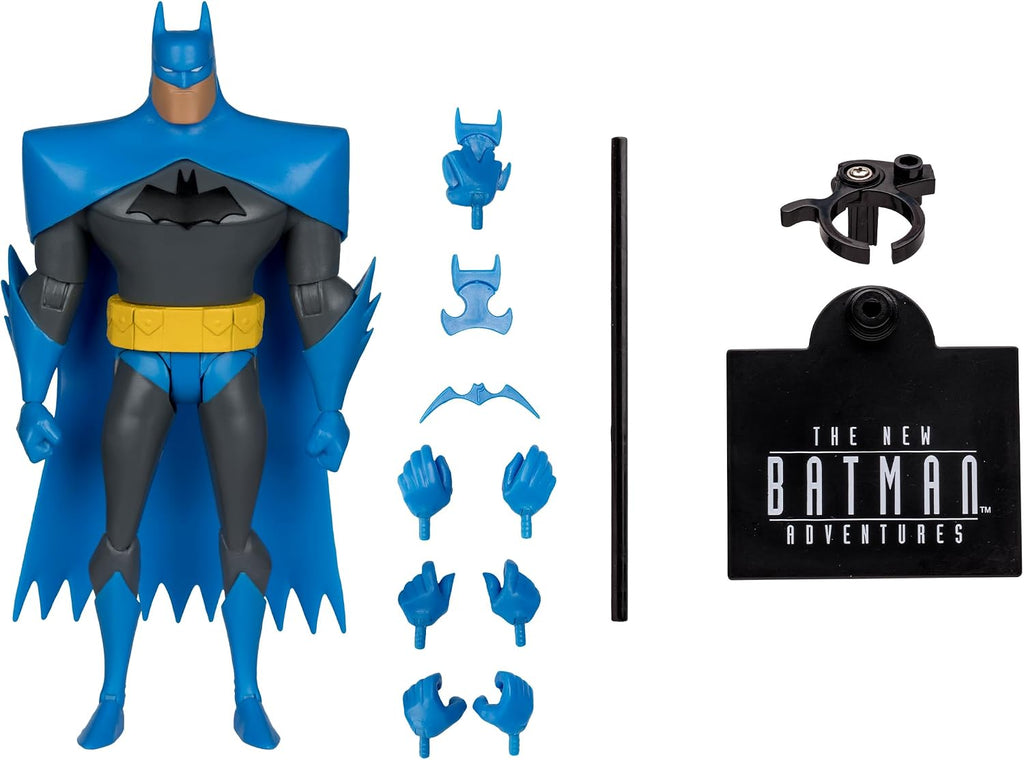 McFarlane Toys - Figura de acción a escala 1:12 de Batman de Las nuevas aventuras de Batman (Azul/Gris)