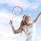 Raqueta de tenis profesional para adultos, 2 jugadores de 27 pulgadas, raqueta de tenis de velocidad aceptable para principiantes y profesionales con 3 pelotas de tenis, 2 amortiguadores de vibración,