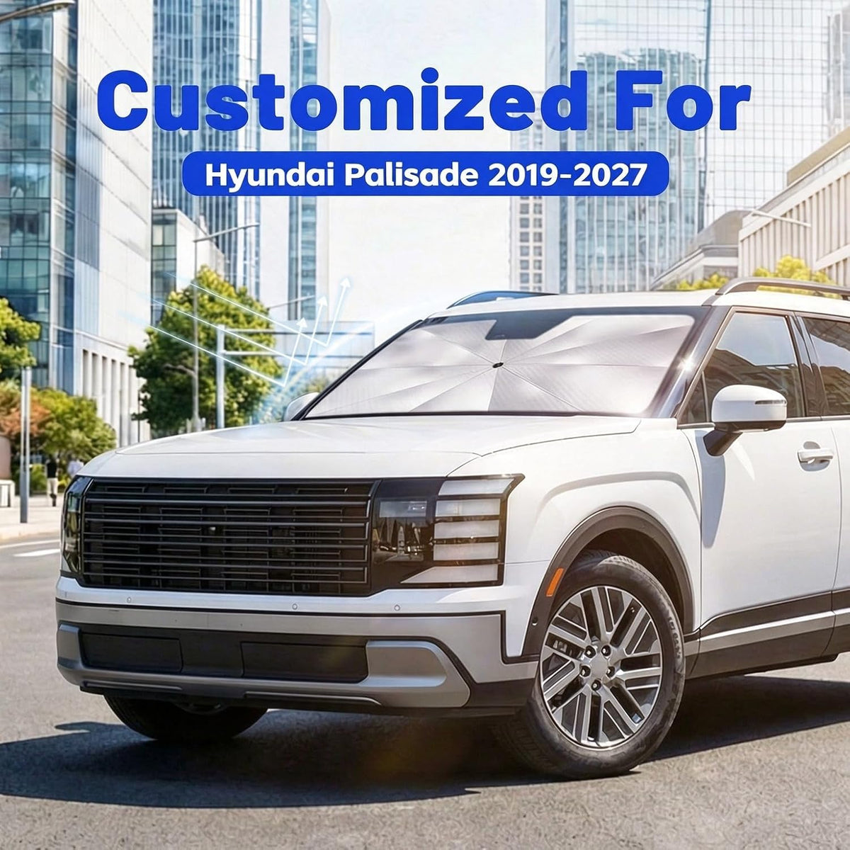 Parasol para parabrisas de automóvil para Hyundai Palisade 2019-2026