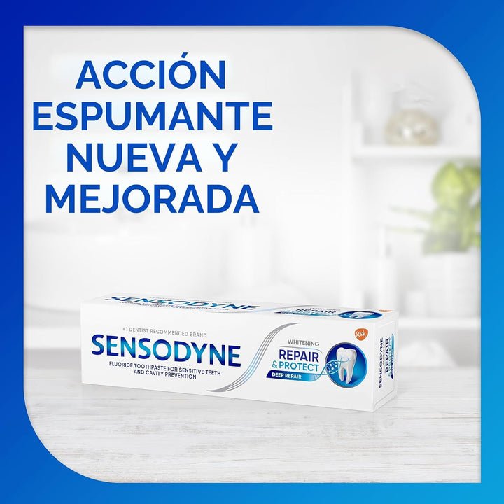 Sensodyne Repair and Protect - Pasta dental blanqueadora para dient...