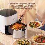 Cosori Air Fryer Pro LE 5 Qt, Cerámica libre de PFAS, 9 en 1, 20 Forros, Blanco