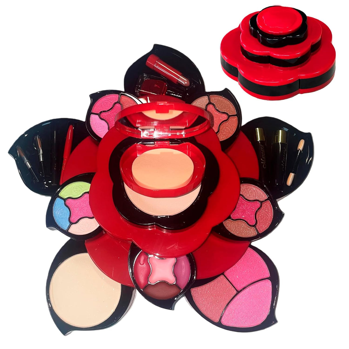 Kit de maquillaje para adolescentes, kit de maquillaje de flores to...
