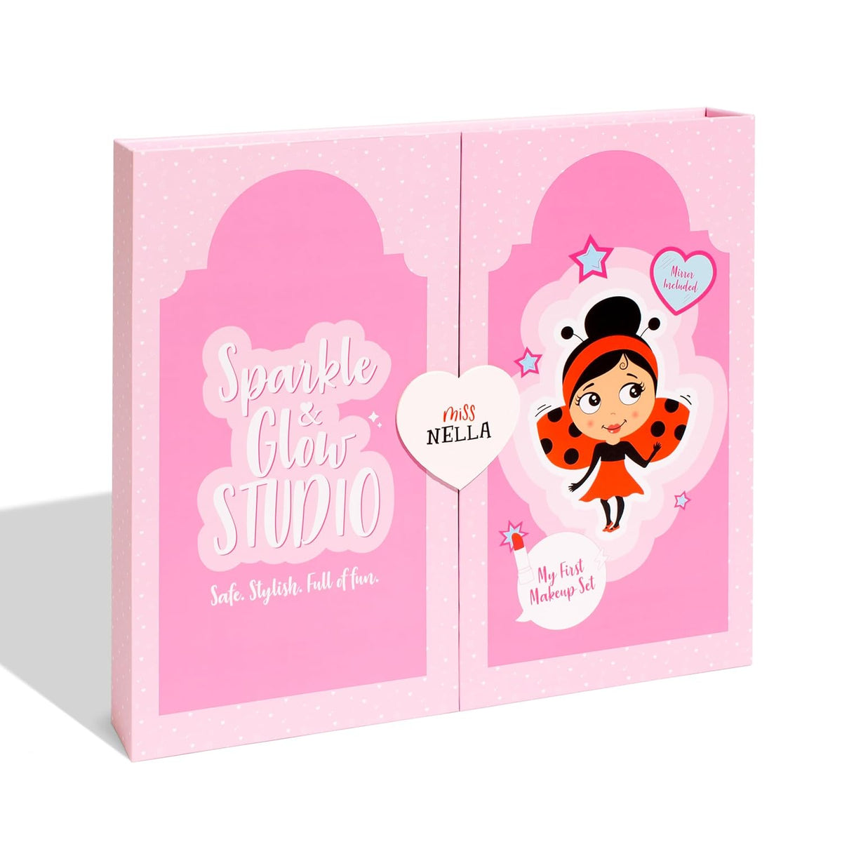 Miss Nella Caja de regalo de maquillaje y esmalte de uñas (Sparkle...
