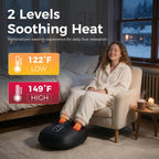 DUMOS Máquina masajeador de pies con calor, compresión de aire y vibración