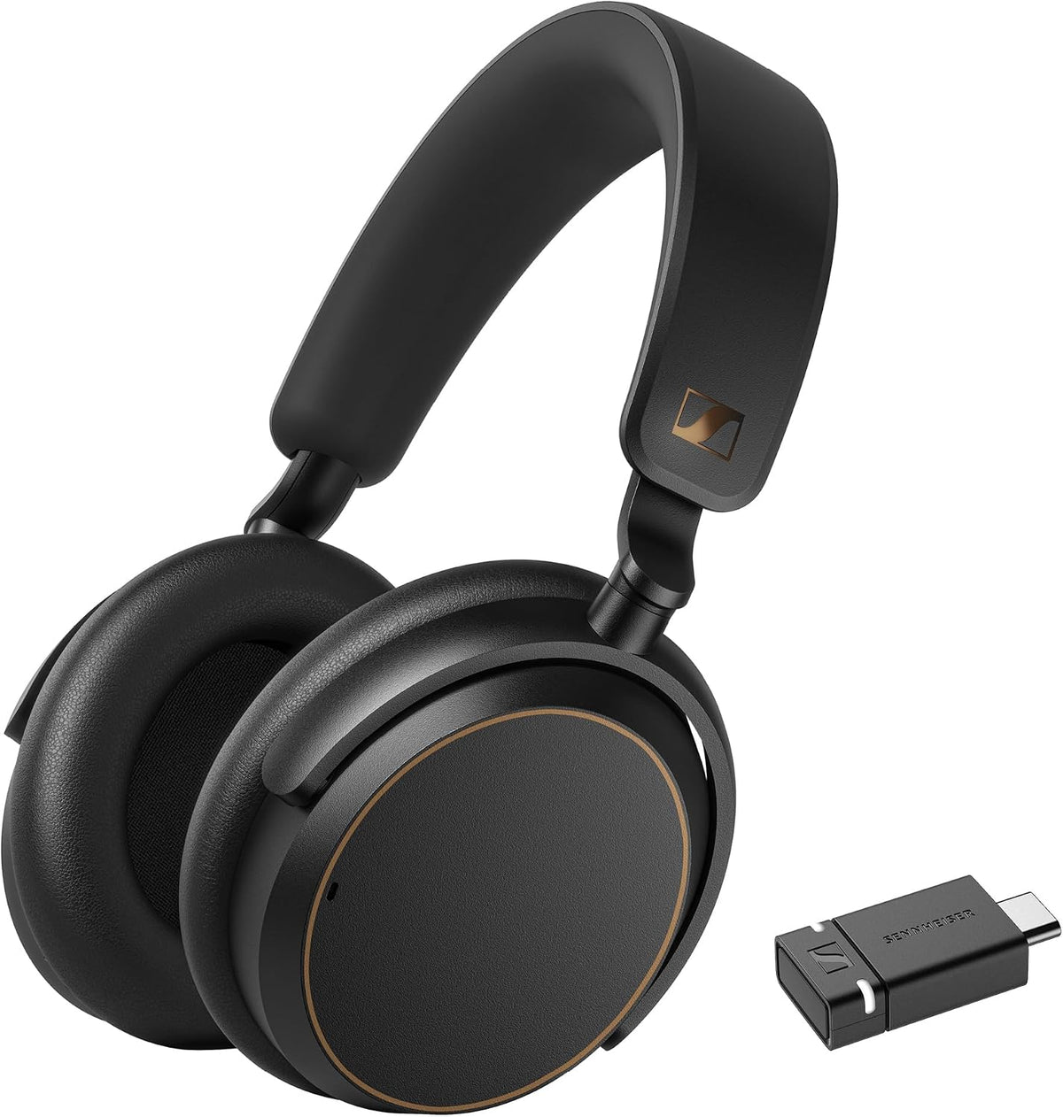 Sennehiser ACCENTUM - Auriculares inalámbricos, ANC, batería de 50 horas, adaptador BTD 600