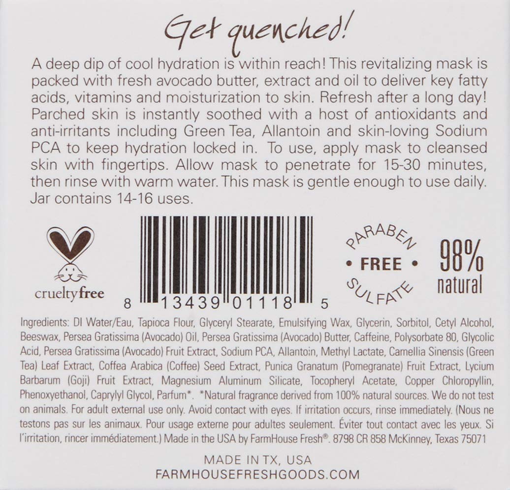 FarmHouse Fresh Máscara 3 2 Fl Oz