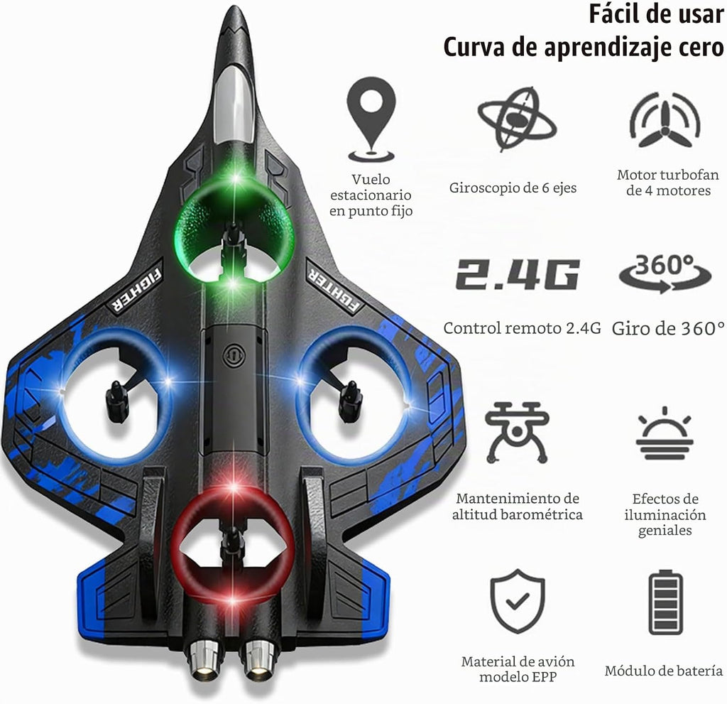 Avión RC, avión de control remoto de espuma para aficionados pilotos