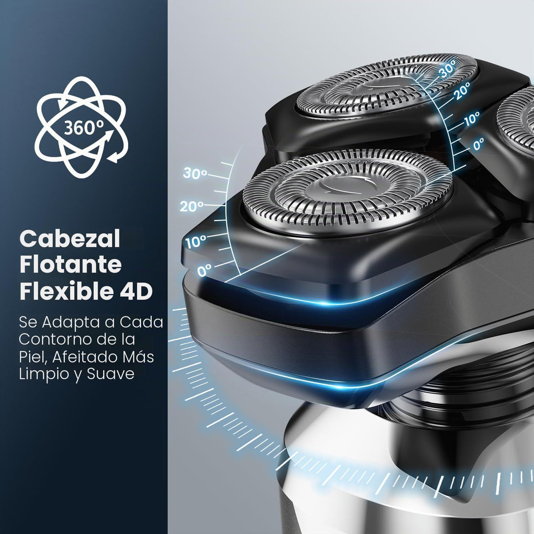 Maquinilla de afeitar eléctrica para hombres: afeitadoras eléctrica...