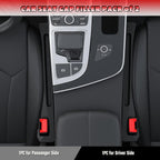 Relleno de Espacio del Asiento del Automóvil Ajuste Universal Organizador Relleno de Espacio Evita que las Cosas se Caigan para Maletero del Automóvil SUV, Negro, Paquete de 2