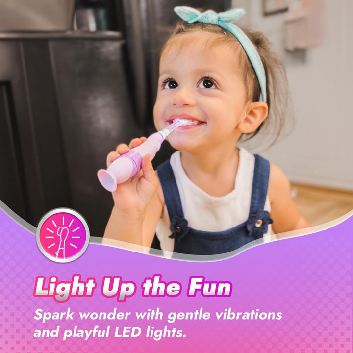 Papablic Cepillo de dientes sónico eléctrico para niños pequeños pa...