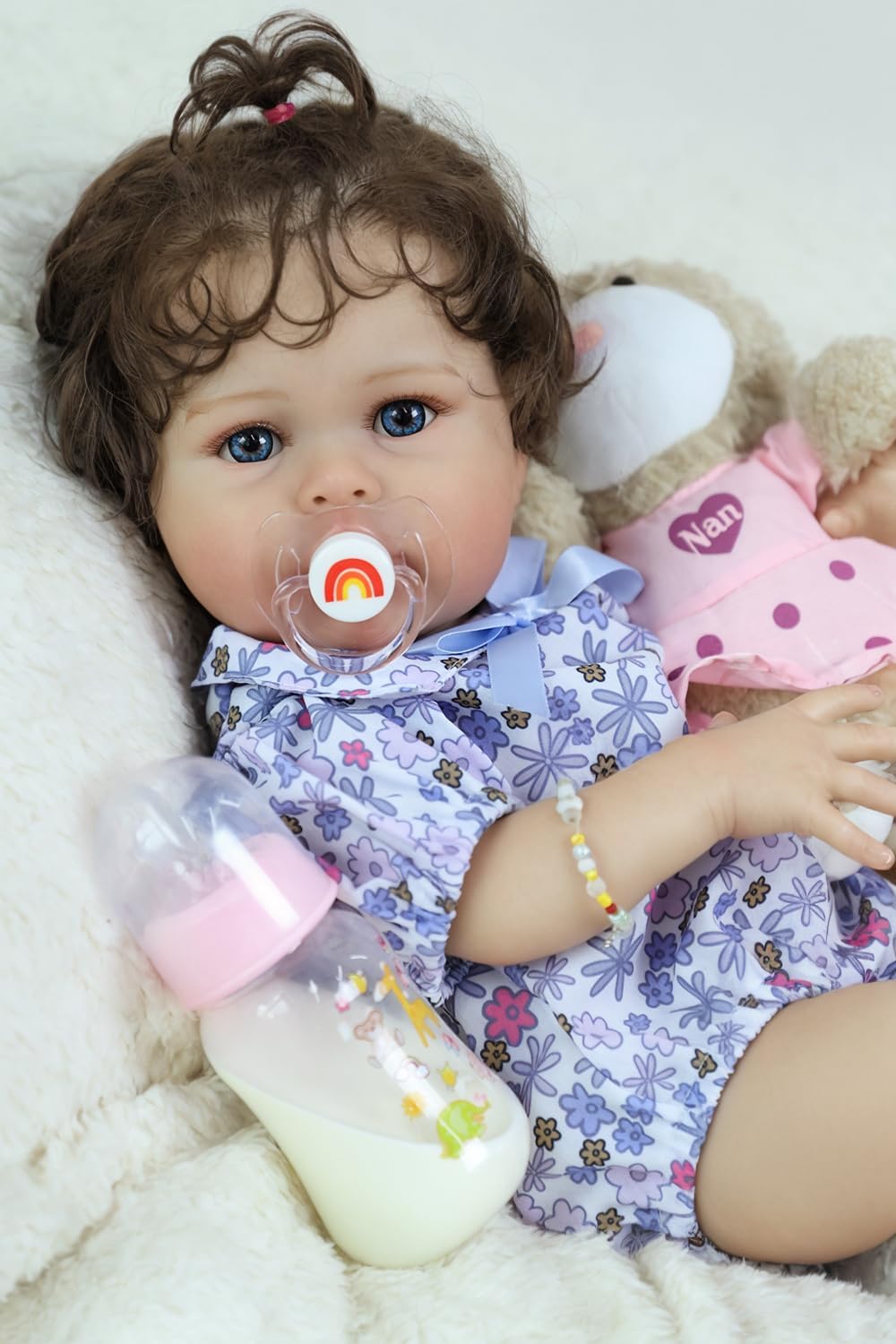 SCOM Muñecas Reborn Reallife para Niñas con Accesorios - Muñeca de...