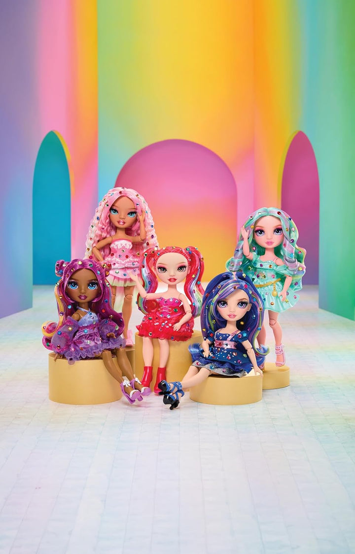 Muñecas de moda Rainbow High - Genevieve Bleue con