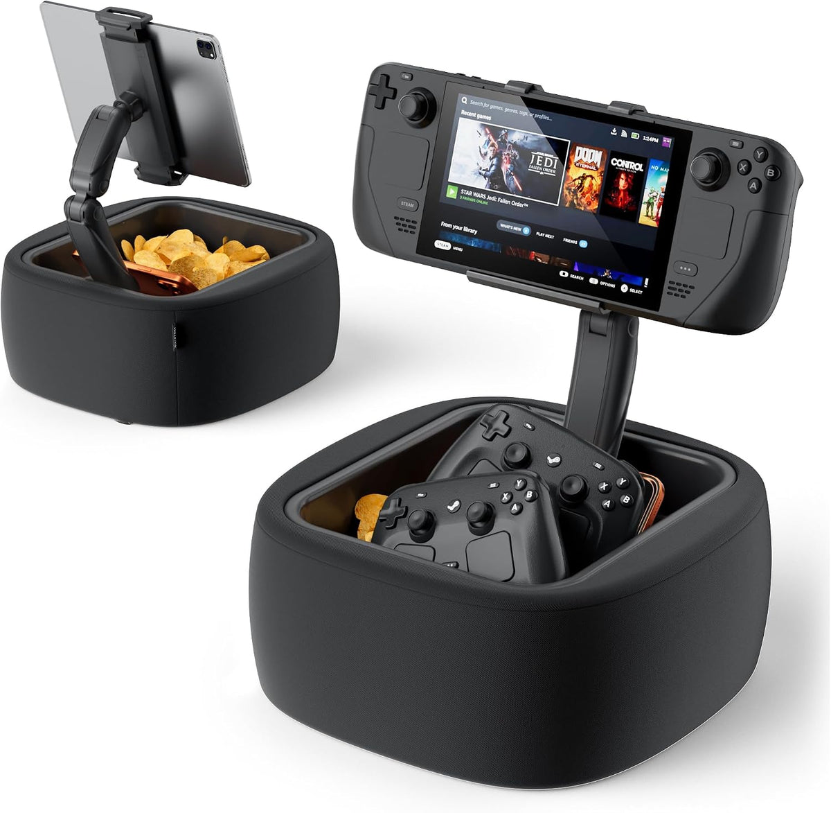 LULULOOK Soporte de almohada para juegos para Steam Deck OLED y LCD y