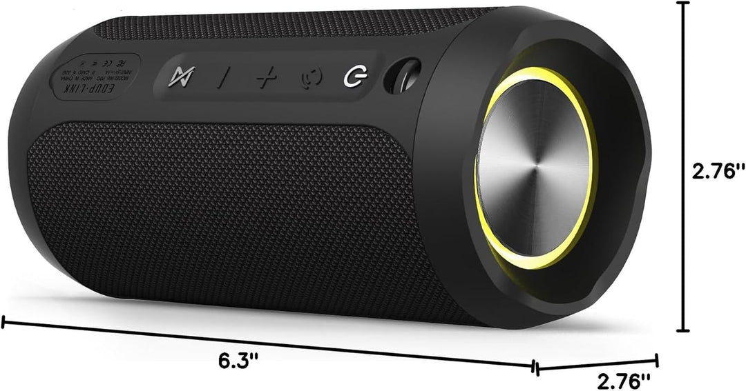 EDUPLINK - Bocina portátil inalámbrica con Bluetooth impermeable IP...