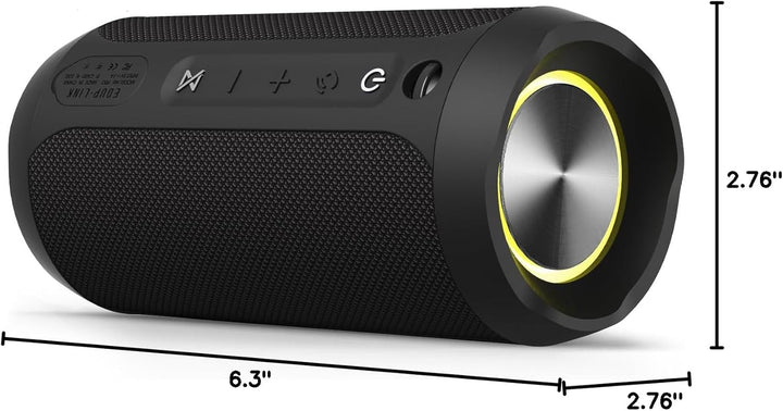 EDUPLINK - Bocina portátil inalámbrica con Bluetooth impermeable IP...